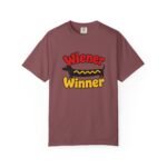 Wiener Winner dachshund hot dog T-shirt | Cute dog typography tee - Image 8