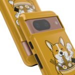 Corgi Ramen Phone Case — Cute Dog Noodle Protective Phone Cover - Image 152