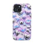 Y2k Iridescent Heart and Star Magnetic Impact Phone Case - Image 61