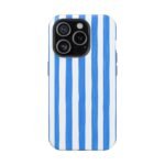 Blue Watercolor Stripe Phone Case — Magnetic Impact-Resistant - Image 58