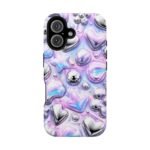 Y2k Iridescent Heart and Star Magnetic Impact Phone Case - Image 73