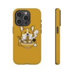 Corgi Ramen Phone Case — Cute Dog Noodle Protective Phone Cover - Image 110
