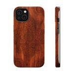 Wood Mandala Phone Case — Magnetic Impact‑Resistant Protective Cover - Image 5