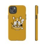 Corgi Ramen Phone Case — Cute Dog Noodle Protective Phone Cover - Image 101