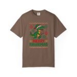 Merry Rawrmas Christmas Dinosaur T-Shirt - Image 9