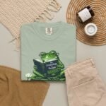 Banned Books Frog Shirt Banned Books Make Me Jump for Joy Reader Tee - Image 16