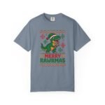 Merry Rawrmas Christmas Dinosaur T-Shirt - Image 25