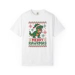 Merry Rawrmas Christmas Dinosaur T-Shirt