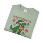 Merry Rawrmas Christmas Dinosaur T-Shirt - Image 23