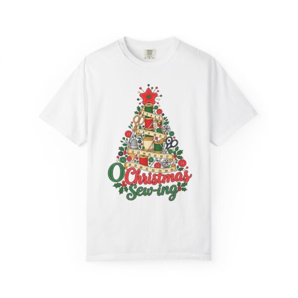 Christmas Sewing T-Shirt O Christmas Sew-ing Holiday Quilter Tee