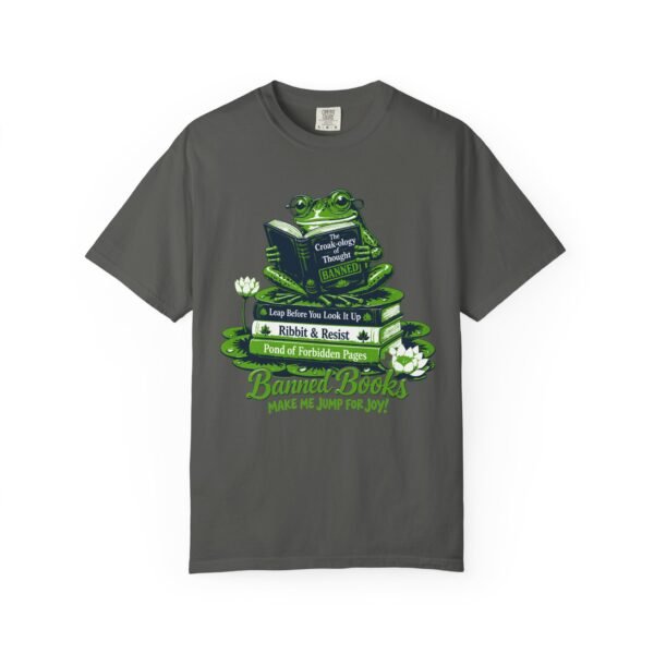 Banned Books Frog Shirt Banned Books Make Me Jump for Joy Reader Tee
